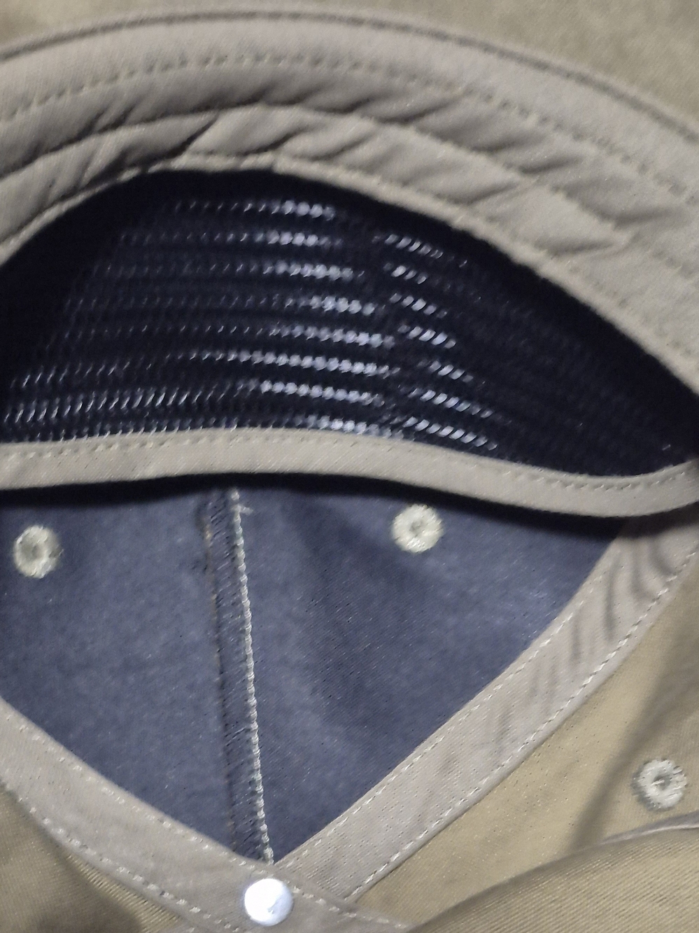 Olive Canvas Rope Cap - Picture 5 of 5